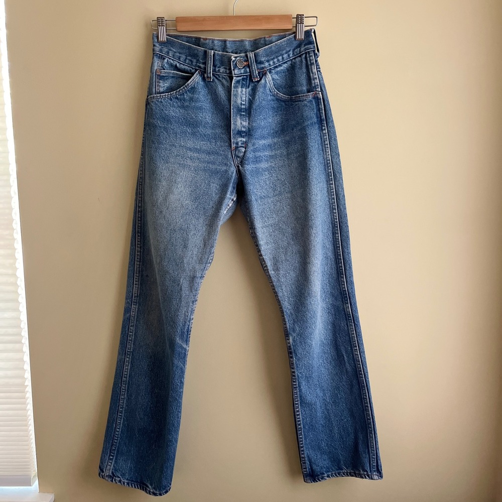 Vintage Big Yank Jeans Women's Waist Size 27" Rugged Cotton Straight Leg Denim
